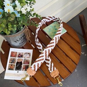 Meanwhile, Back On The Farm

40 inch brown and white leather strap